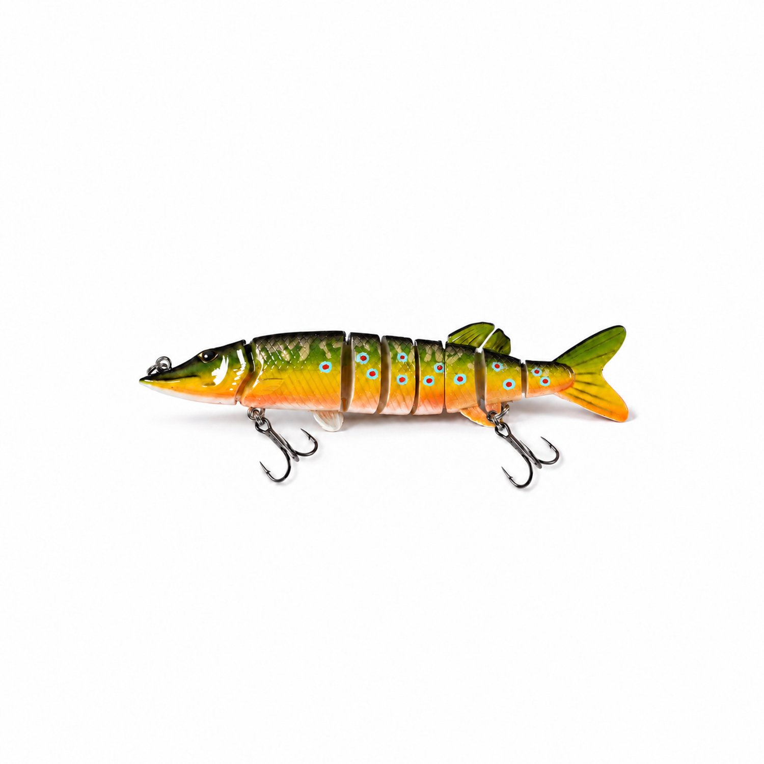 S&D | Snoek kunstaas 12,5 cm / 18.5g - 8-delige swimbait - Geel