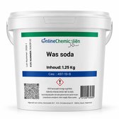 Online chemicalien - Wassoda - 1.25 kg - Natriumcarbonaat - Voor Was & Reiniging