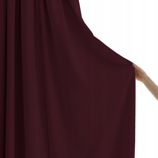Verduisterende Gordijnstof 100x185 cm - Rood - Blackout