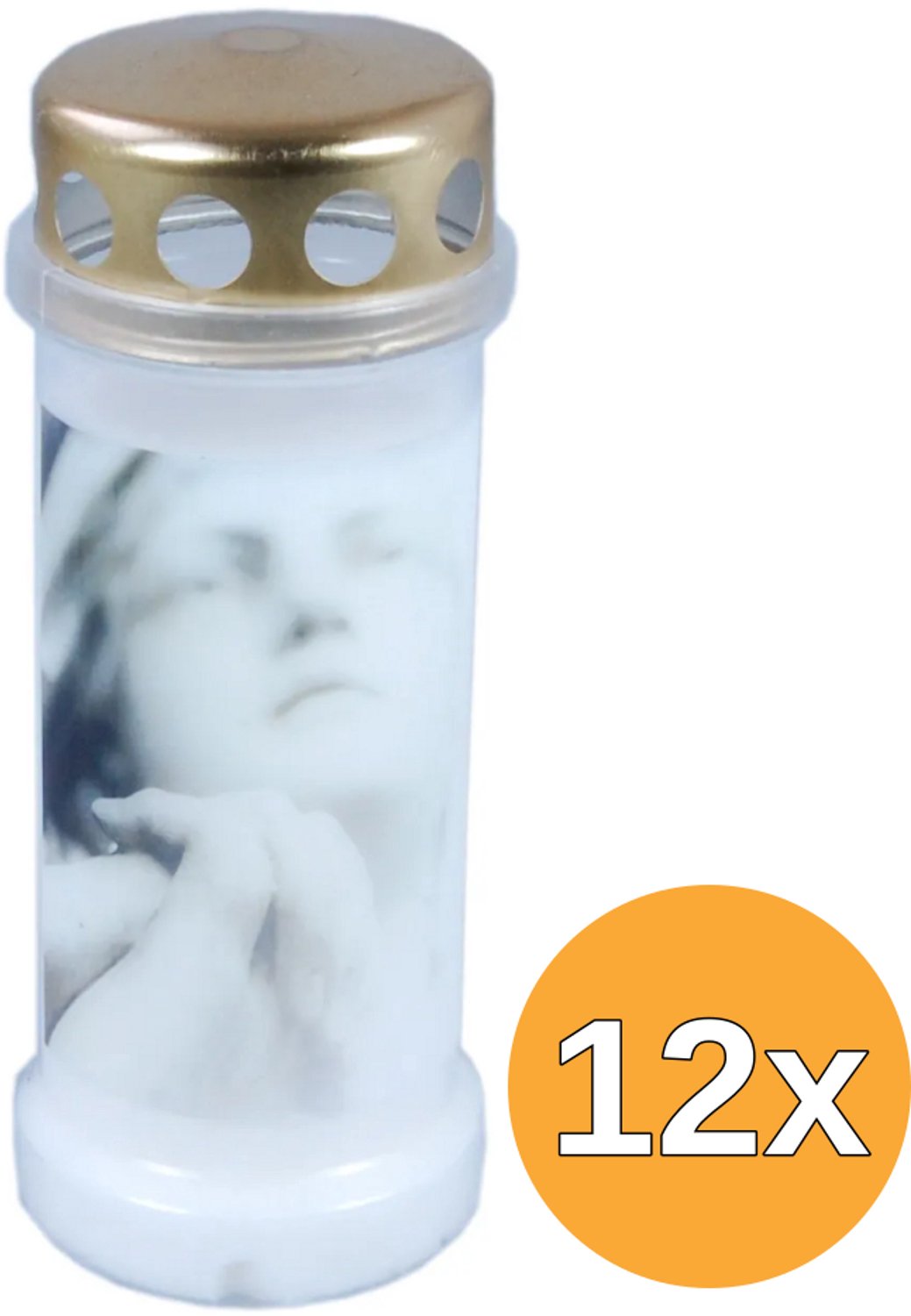 12x Bolsius Graflicht Nr6 Bidden Wit (1 stuk)