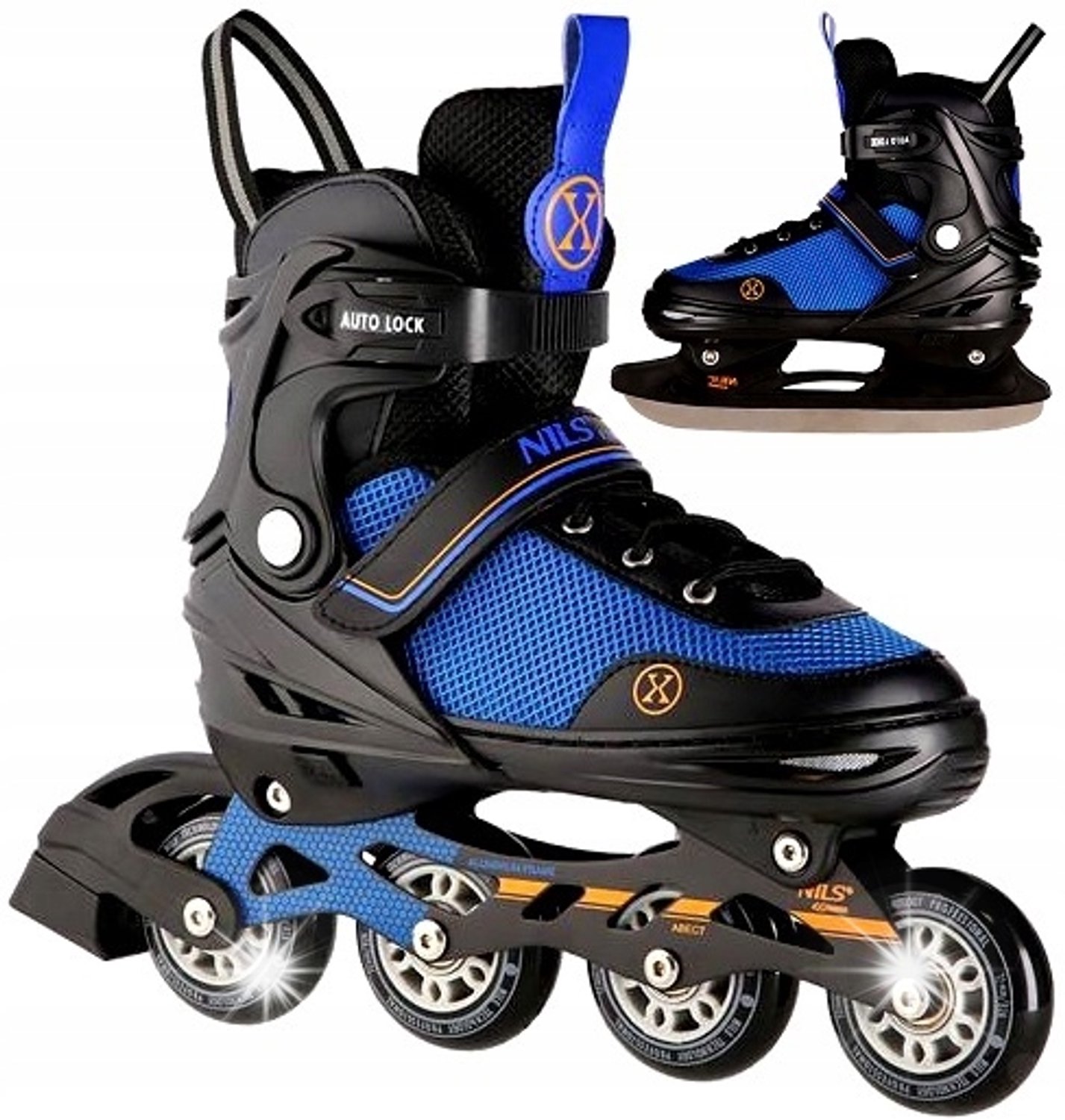 Nils Extreme 2-in-1 Schaatsen & Skeelers