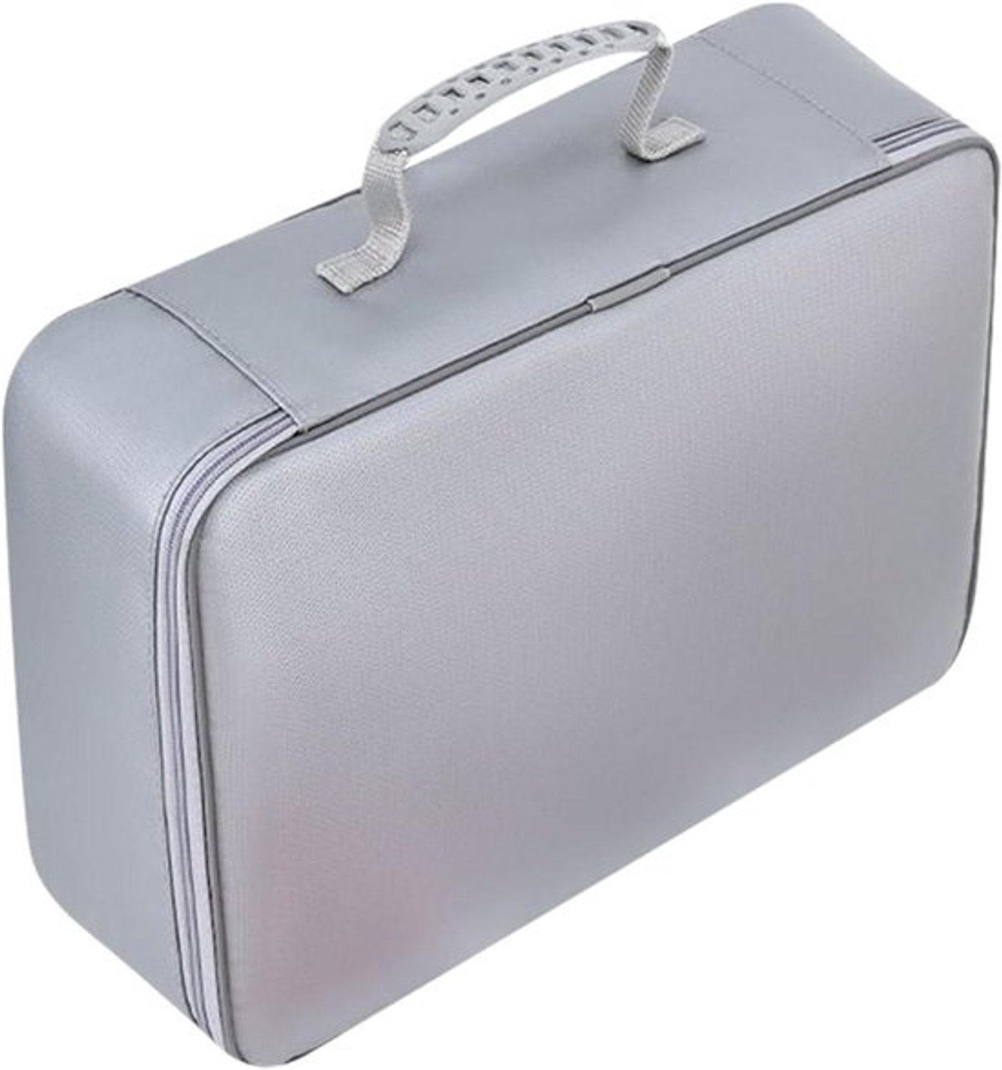 Brandwerende Doos - Waterdichte Kluis - Waardevolle Spullen Opslag - Combinatieslot Beveiliging - 37x27x10.5 cm - Grijs