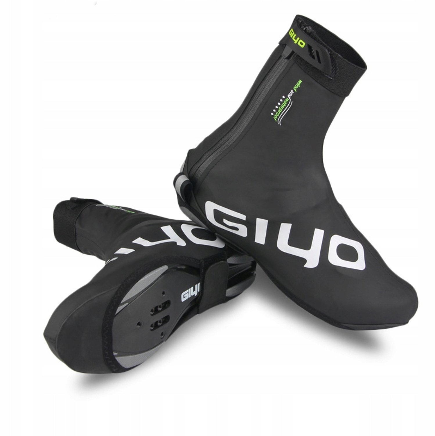 Giyo Fietsschoenhoezen XXL - Waterdicht, Winddicht & Warm - Zwart