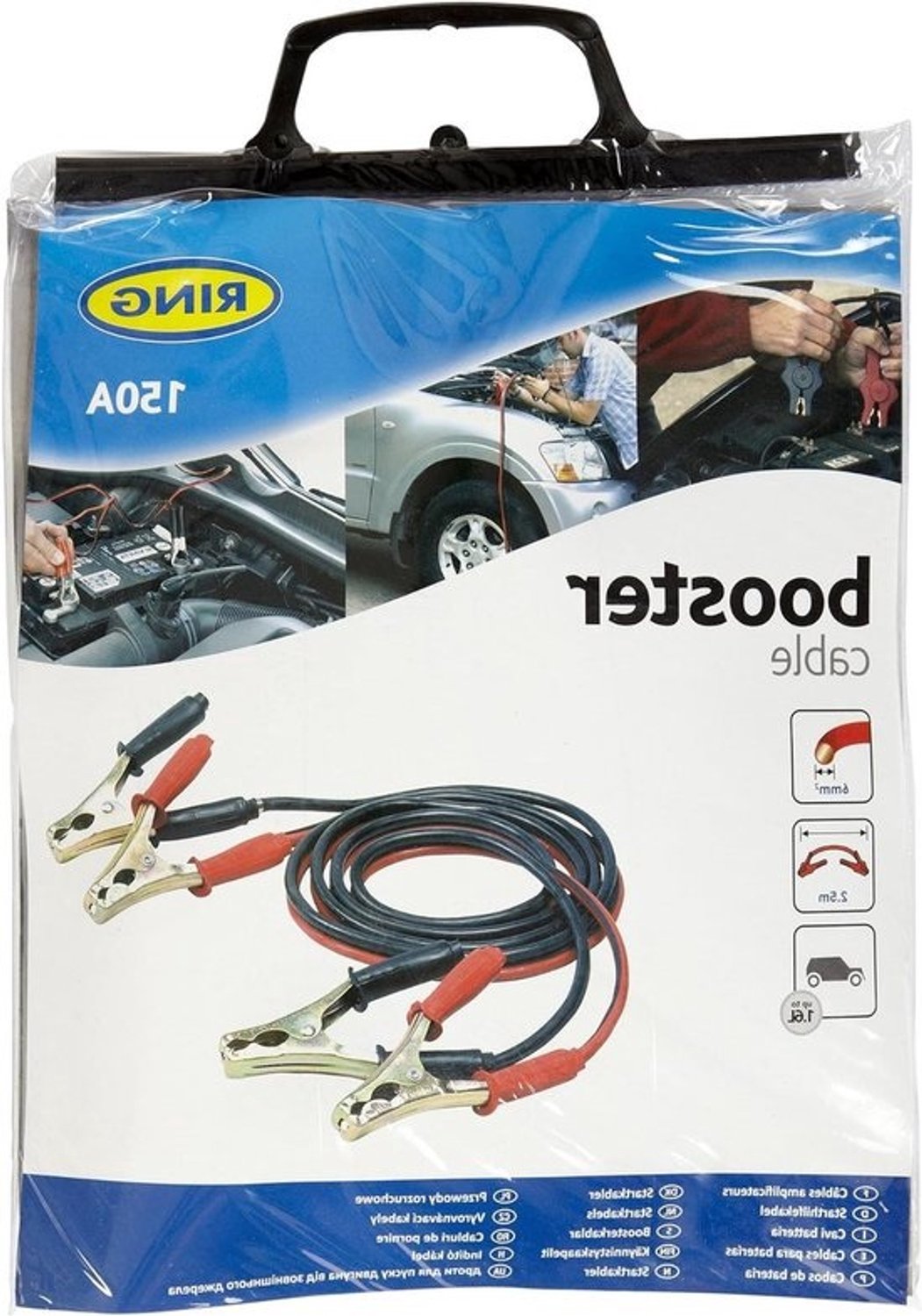 Startkabels - Autostartkabels - Auto Starten - Volledig Geïsoleerde Tangen - 2.5 Meter - Zwart