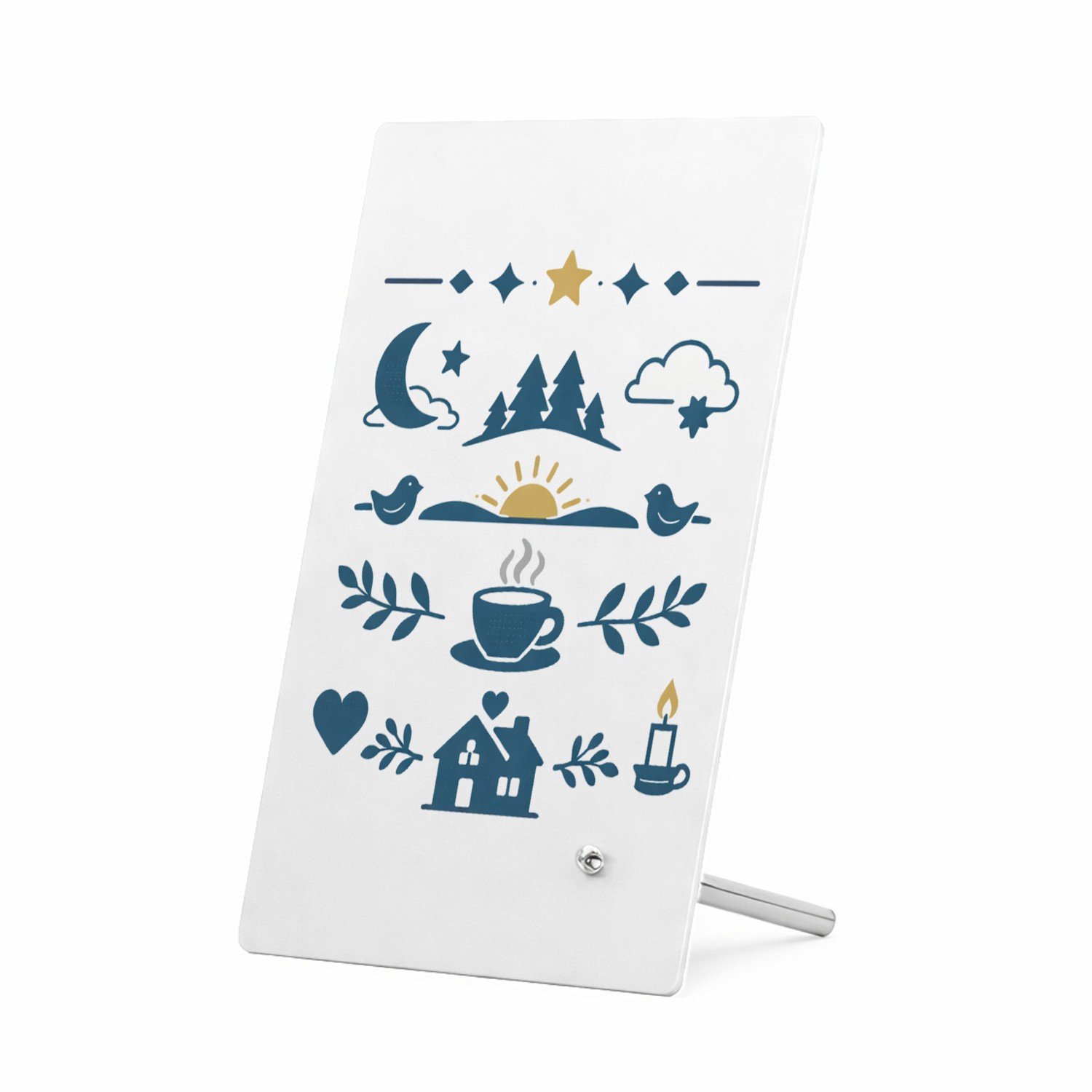 Mr Cadeautjes Glasframe 11 x 16 - design Een onderscheidende waarderingsprint voor een ouderfiguur me | cadeau Wit