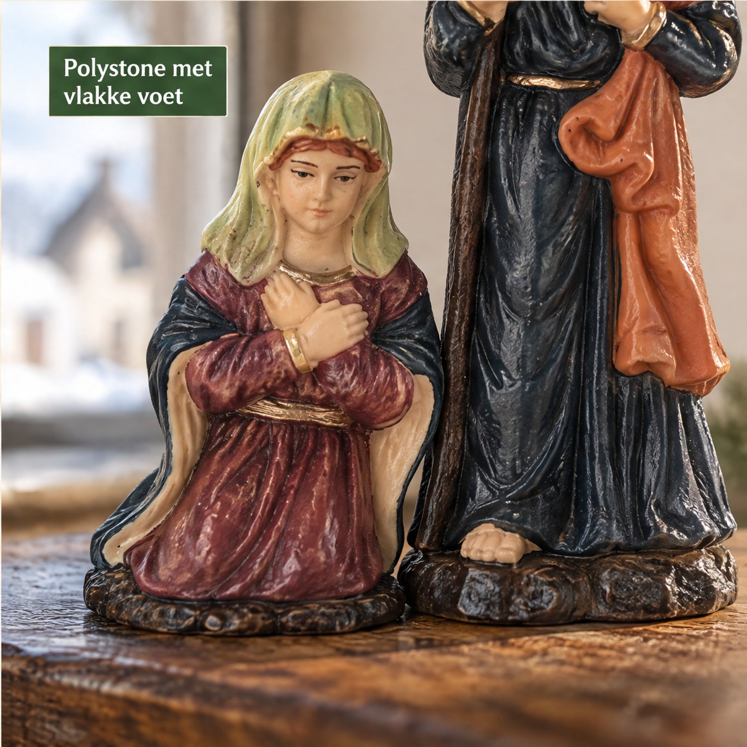 Levano Kerststal Figuren Set van 9 - 8 cm - Kerstversiering - Kerstdecoratie voor Binnen - Kerstfiguren voor Binnen - Kerstbeeldjes - Kerstbeelden - Kerstverhaal - Kerstkribbe - Kerst Figuurtjes – foto 7