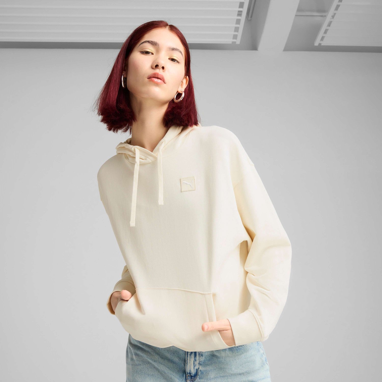 Dames Hoodie Puma Hoodie confort Essentials ELEVATED Kleurrijk