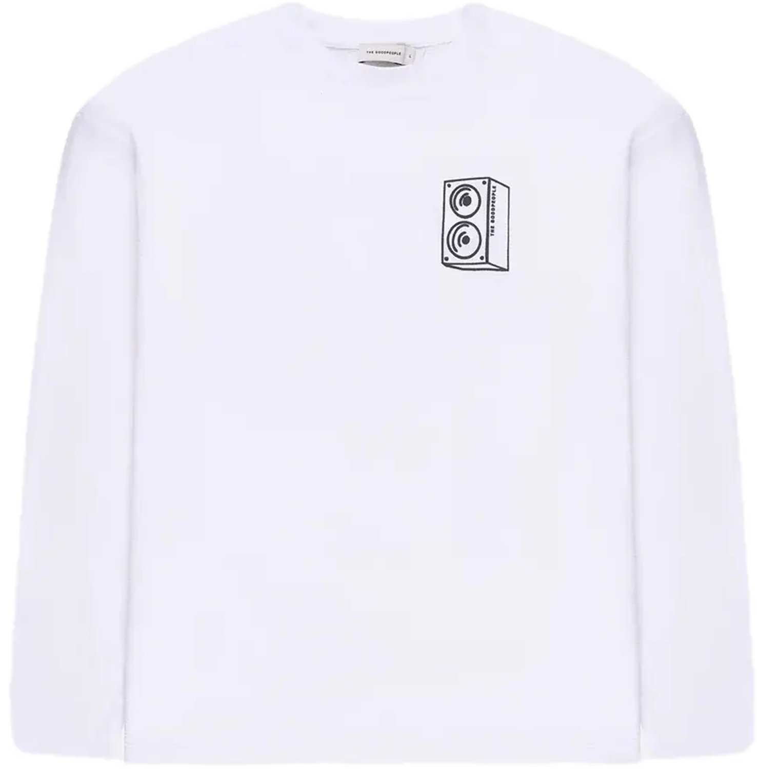 Longsleeve T-shirt The Good People Tapir Wit