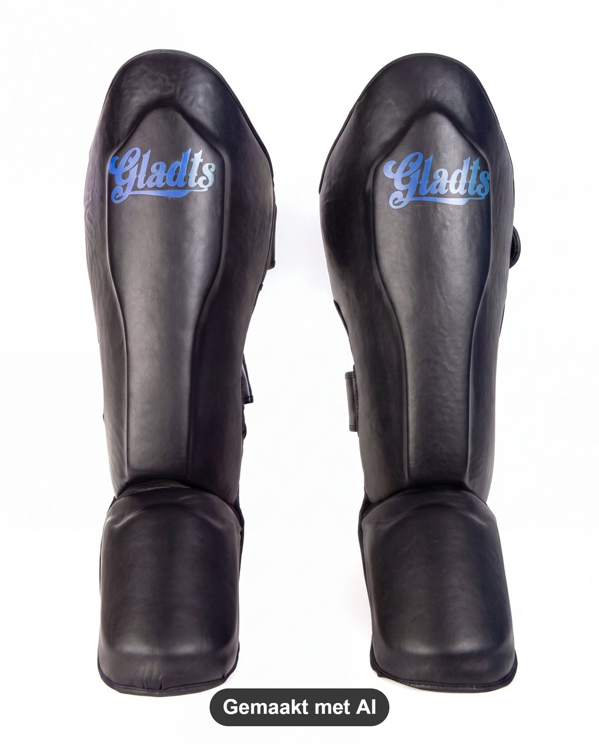 Gladts Classic Blue Scheenbeschermers – Blauw – Maat L – Kickboksen, Muay Thai en MMA