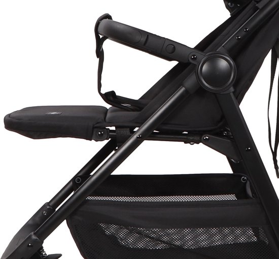 MamaLoes Cato Zwart Shopper Wandelwagen — afbeelding 5