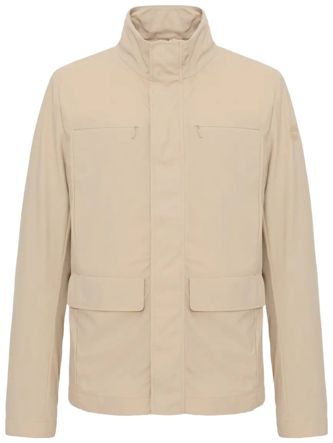 Katoenen en nylon jas Colmar Beige
