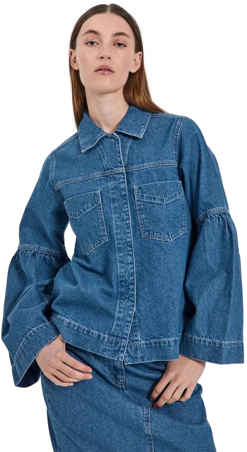 Dames spijkerjack Norr Hannali Blauw