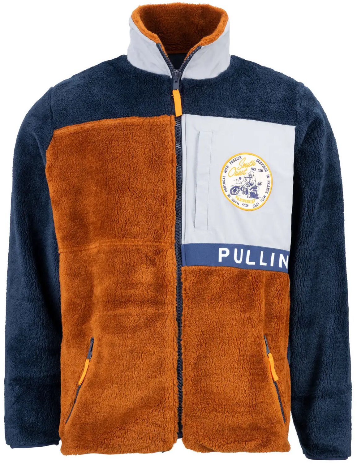 Sherpa Fleece Pull-in Blauw