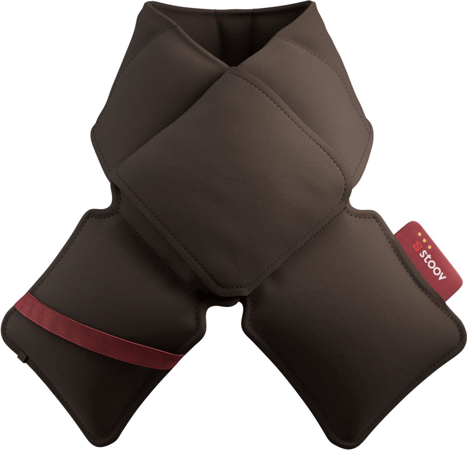 Stoov Kokoon³ - Verwarmde sjaal - Core Dark Brown - 3 warmtestanden tot 58°C - Base | 2,5 tot 4,5 uur