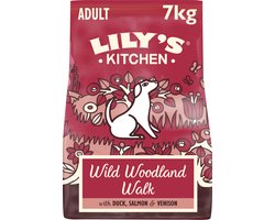 Lily's Kitchen - Hondenvoer - Droogvoer - Wild Woodland Walk met Eend, Zalm & Hert - 12 kg