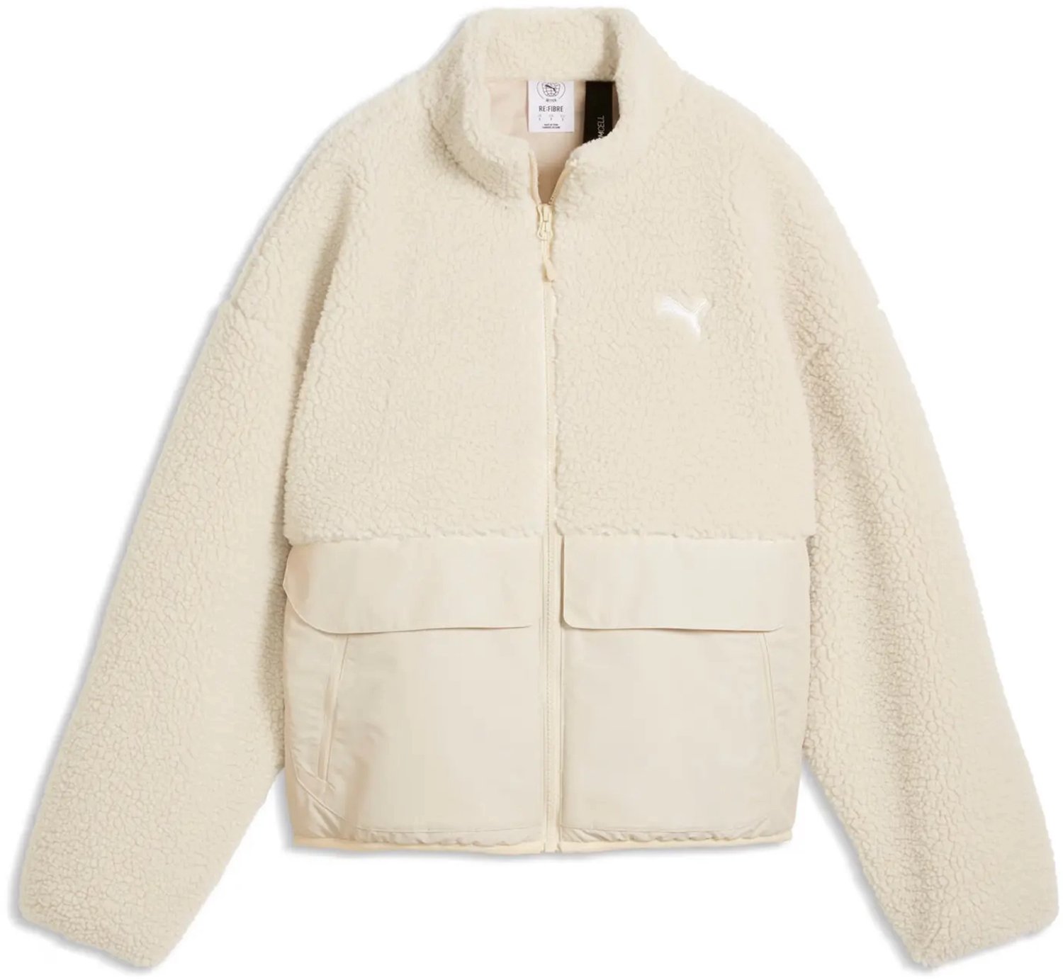 Damesfleece Puma Sherpa Wit