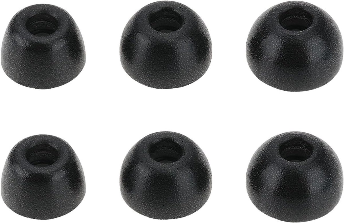 Comfortabele Geheugenschuim Oordopjes - 3 Pairs S M L - Zacht, Geluiddicht en Geschikt voor Draadloze Oordopjes - Zwart