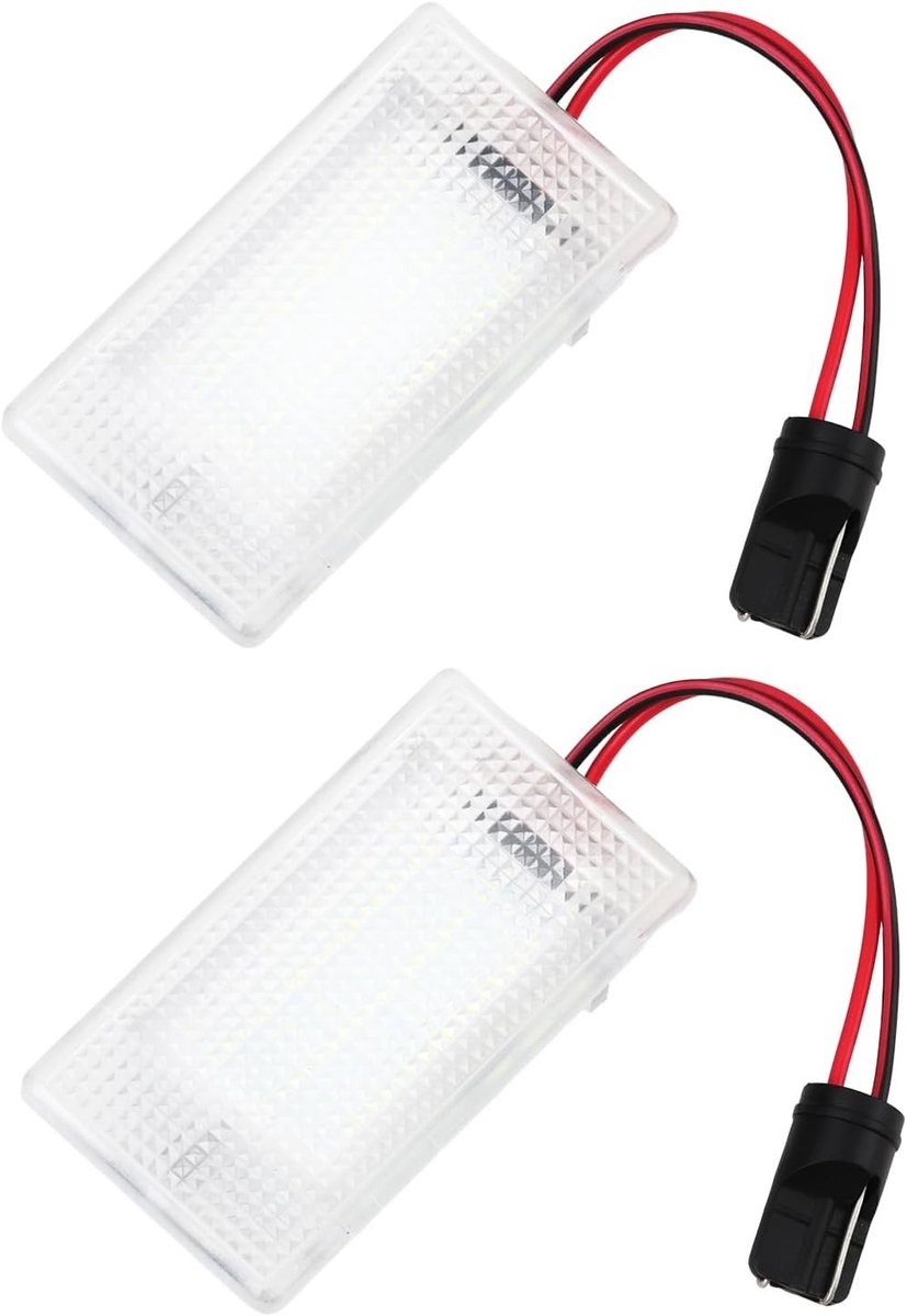 2-Pack 12V 18 LED Bagage Kofferlampen Vervangend voor OEM 6136623 Geschikt voor Ford Focus, C-Max en Mondeo