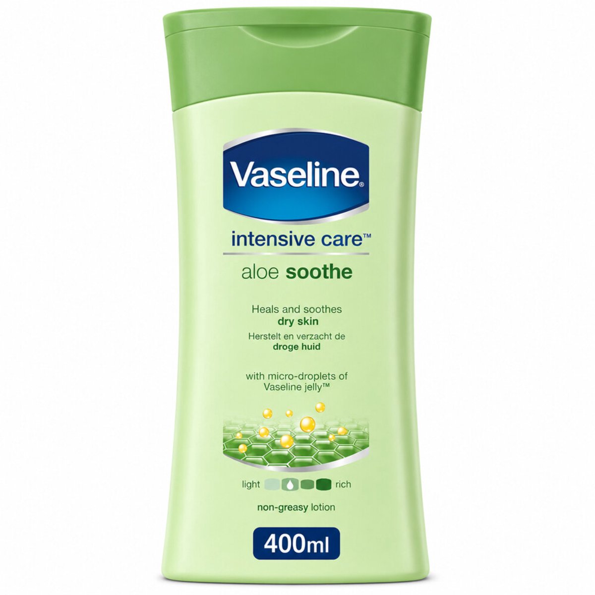 Bol.com Vaseline Aloe Soothe Bodylotion - 6 x 400 ml aanbieding