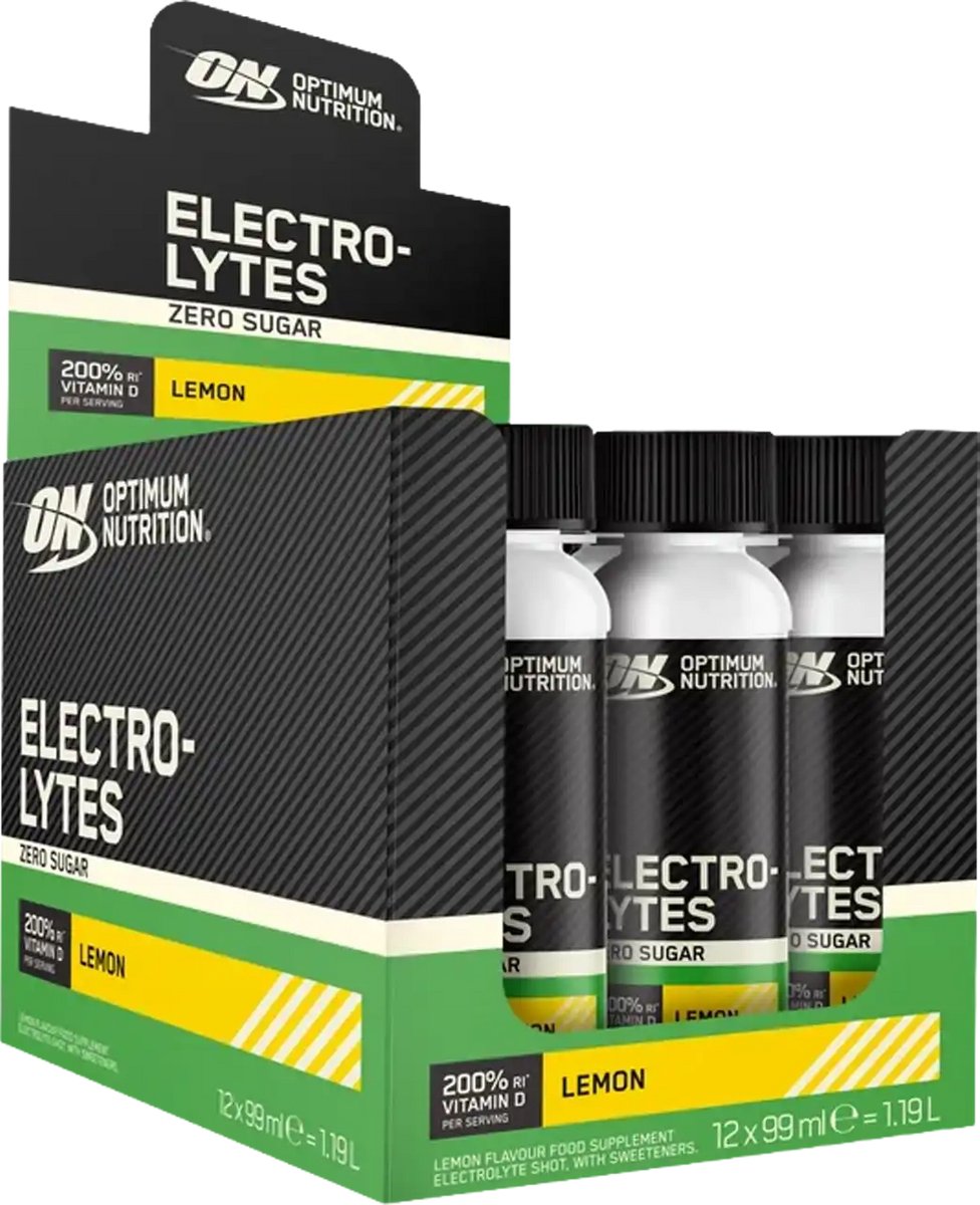 Electrolyte Zero Sugar Shot - 12x 99 ml - Lemon Lime