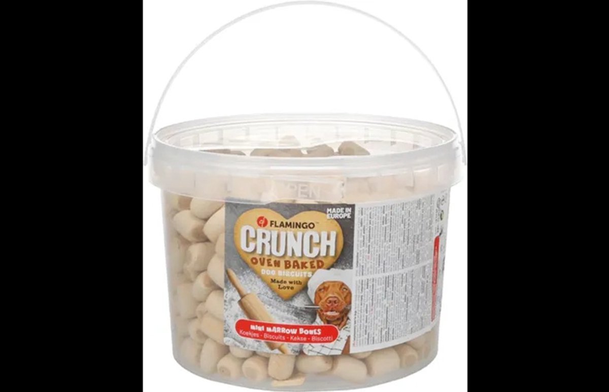 Dog biscuits Crunch merk flamingo emmer