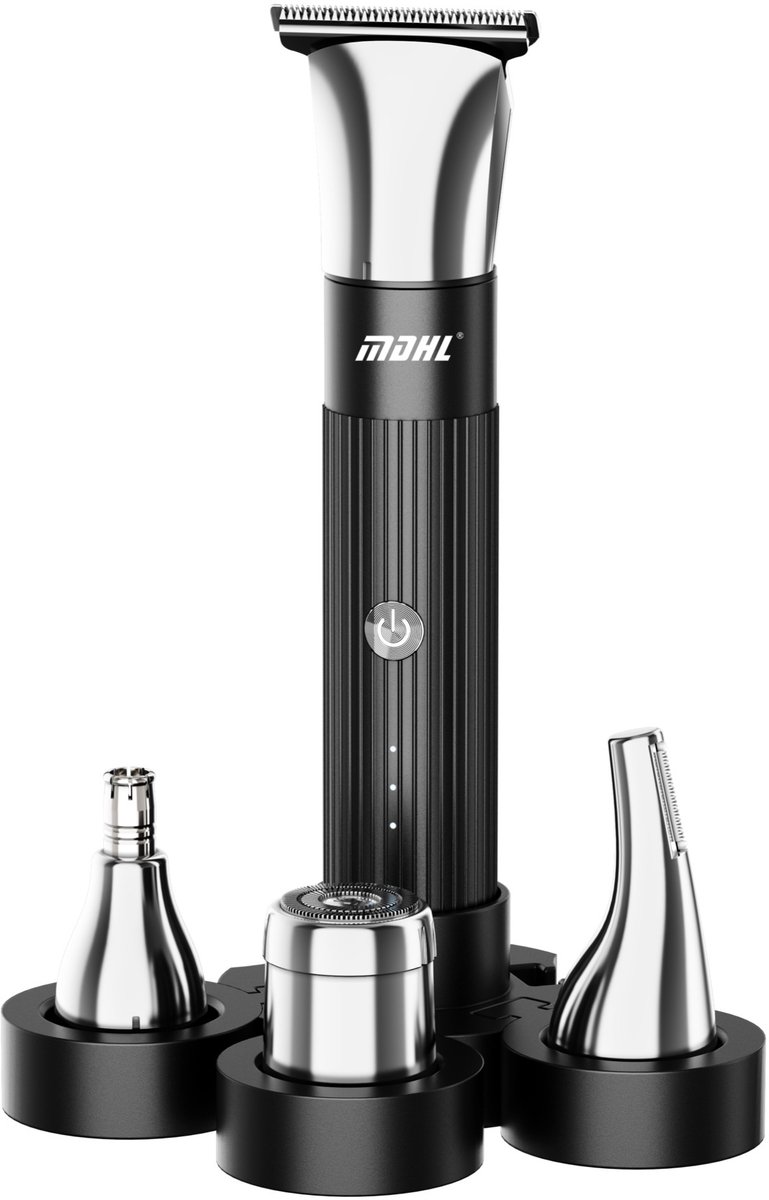 MDHL Trimmer - 4 in 1 - Multifunctionele Trimmer Set - Trimmer mannen en vrouwen - Trimmer voor baard en lichaam - Neustrimmer - Scheerapparaat - USB oplaadbaar