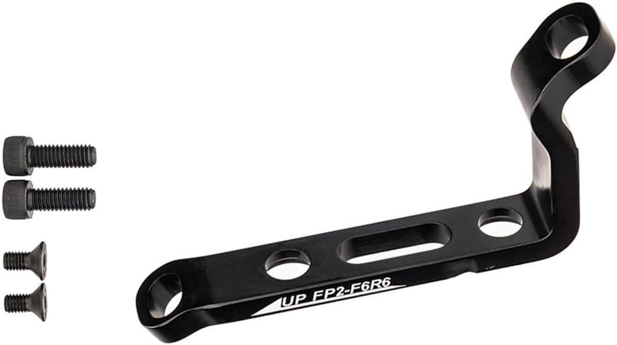 Vervangende schijfremadapter voor vlakke montage remklauwbevestiging - universeel voor 160/180 mm schijven met 34/74 mm gatafstand, ideaal voor fietsen en motoren