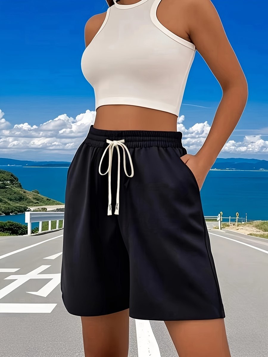 Currero Jorts Dames Jeans Short Korte Spijkerbroek Baggy Fit – Cargo Short Zomer Grote Maten leger Groen