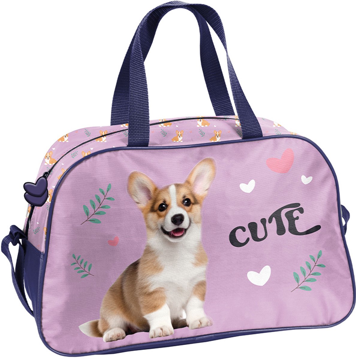 PASO Schoudertas - Corgi - 40 x 25 x 15 cm - Polyester