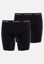 CECEBA New Classics - 2-pack Heren cyclist boxer - extra lange pijpen - Zwart