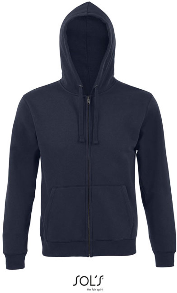 SOL'S Men´s Zip Hoodie Spike L03105 - Black - M