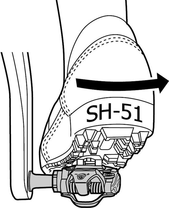 Shimano SM-SH51 SPD Schoenplaatjes set van Shimano — afbeelding 5