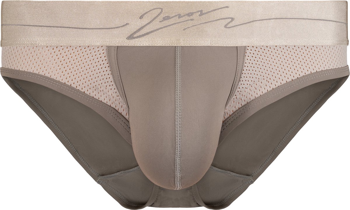 2EROS AKTIV Boreas Brief String Brown - MAAT L - Heren Ondergoed - Slip voor Man - Mannen Brief