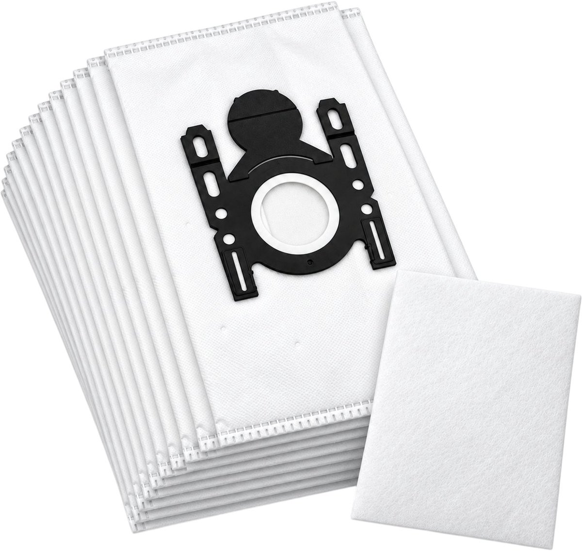 Fixem Stofzuigerzakken geschikt voor Bosch/Siemens 577549, 00577549 - D/E/F/G/H, G-ALL, GXXL - Alpha en Activa series - Pro Parguet - Powermax - Freee - 10 Stuks + 1 Micro filter