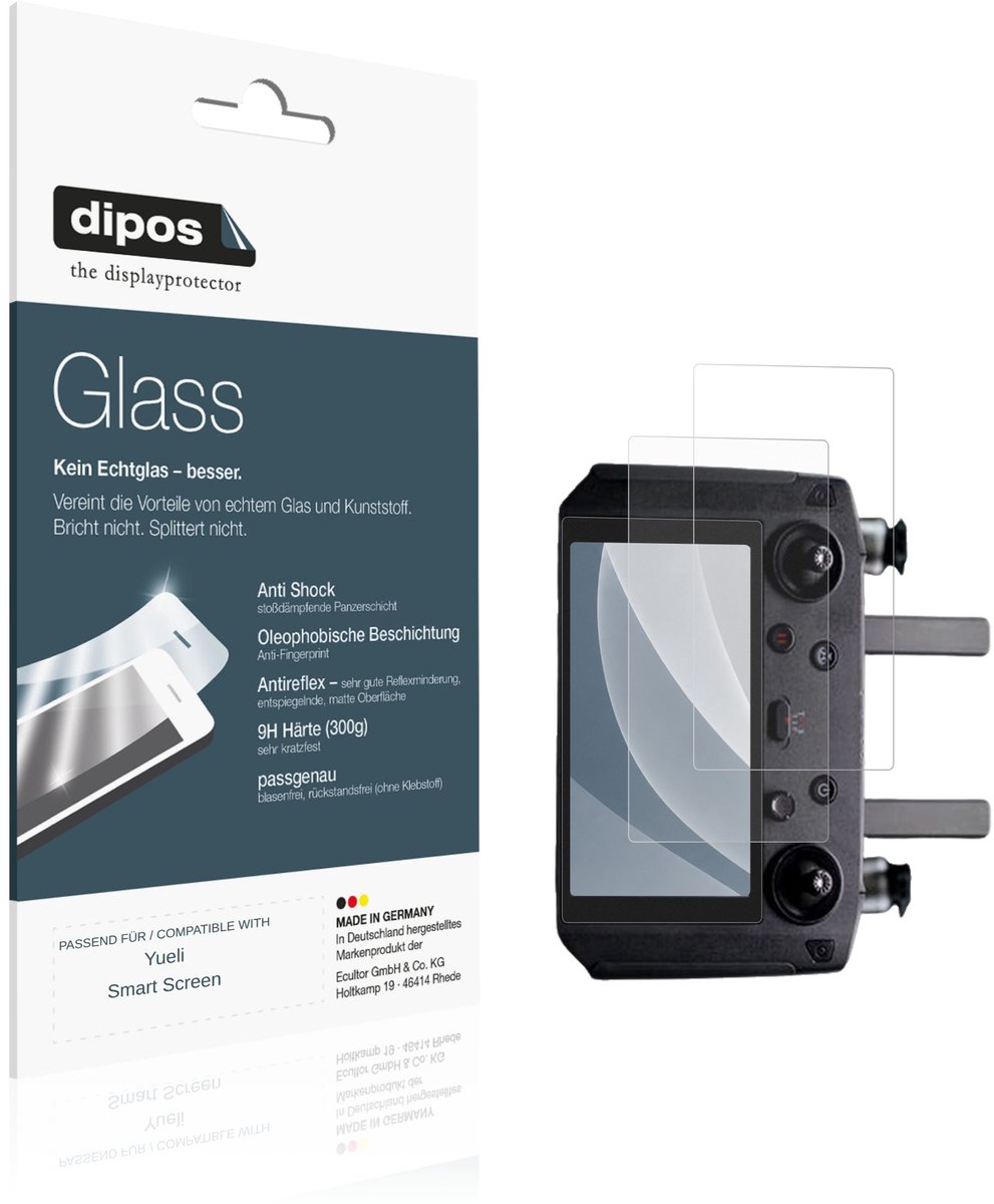 dipos – 2x Matte Pantserfolie geschikt voor Yueli Smart Screen | 9H Screenprotector