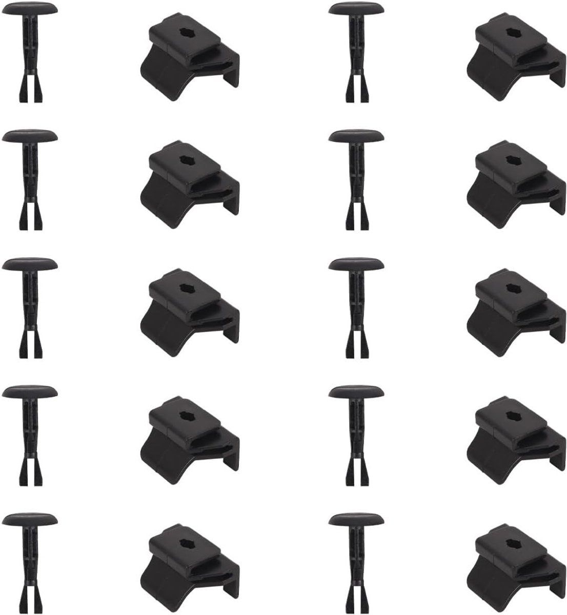 Set van 20 bevestigingsclips voor spatbord en bumperafdekkingen, geschikt voor GX460, Corolla en Prius, vervangingsonderdelen voor duurzame montage