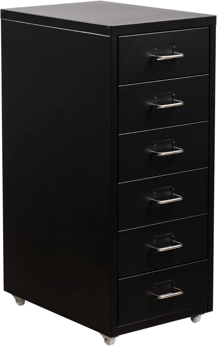 DailySupplies® Archiefkast - Rolcontainer - Ladekast - Dossierkast - 6 lades