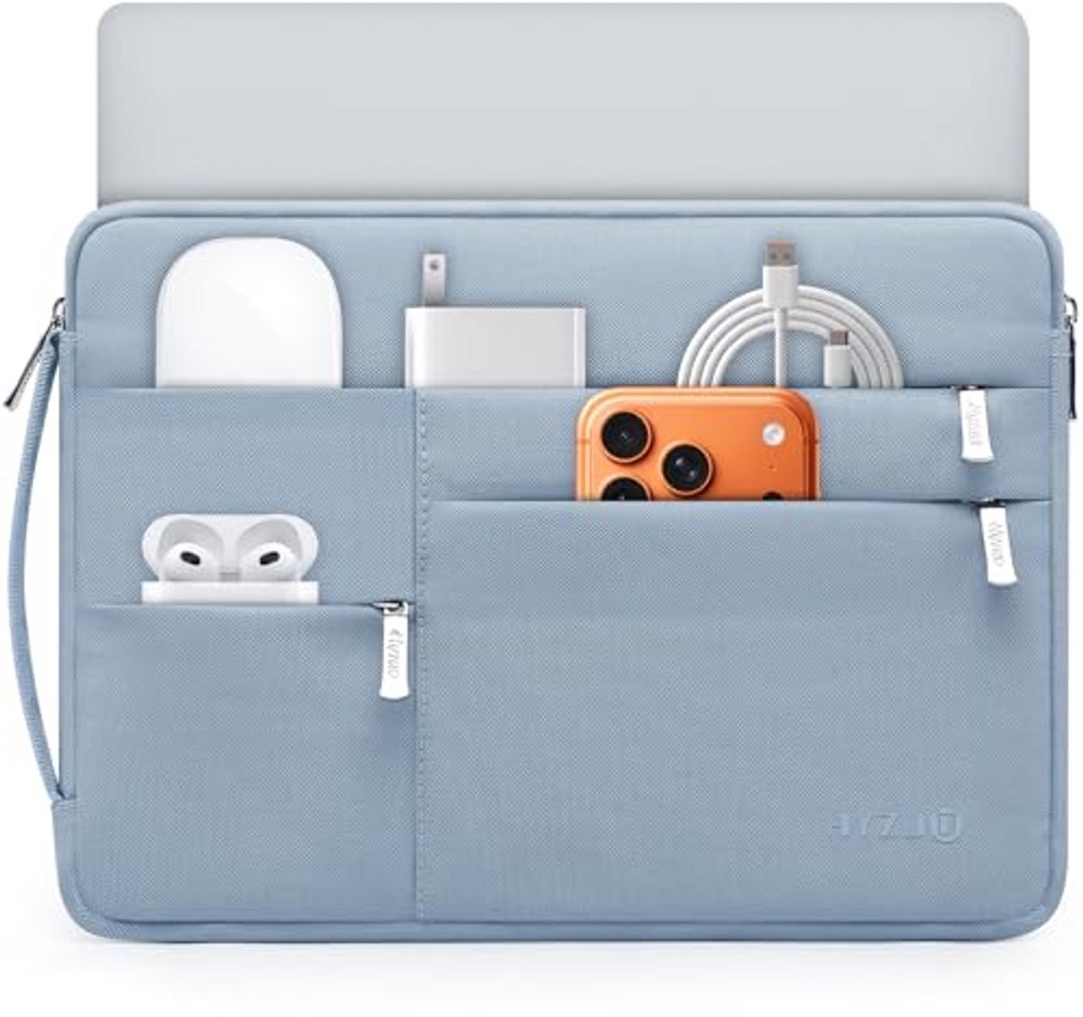 Laptophoes 14-15 Inch – Beschermende Laptopsleeve met Opbergvak, Draagtas voor Laptop, Notebook en MacBook, Lichtgewicht