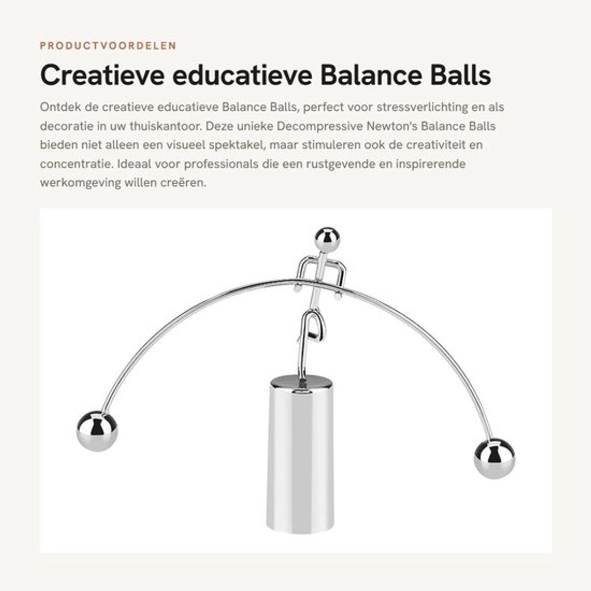 Dailygoods- Balance Balls Creatief Educatief - Decoratieve Ballen - Decompressieve