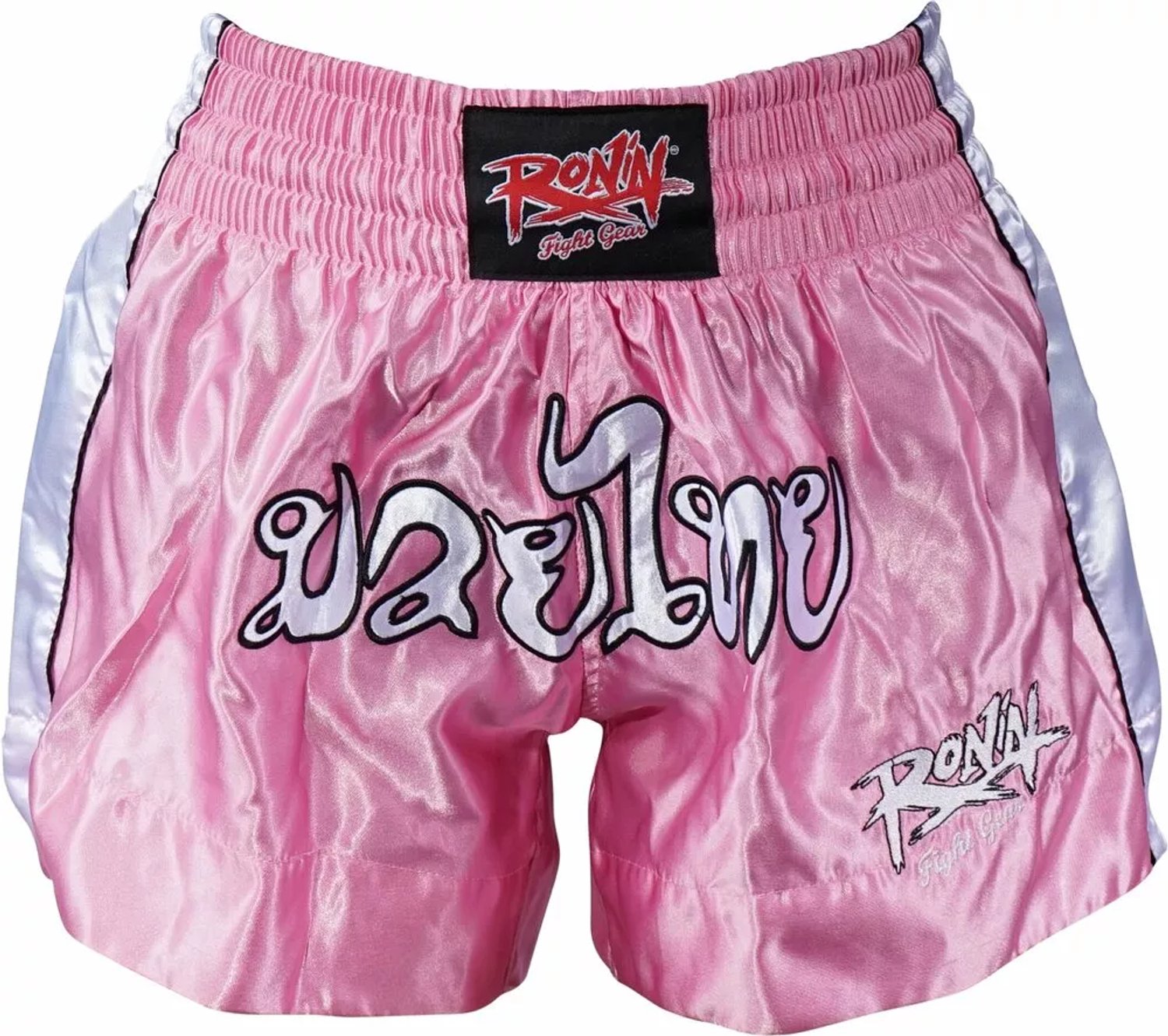 Ronin Kickboks Broek Siam roze/wit S
