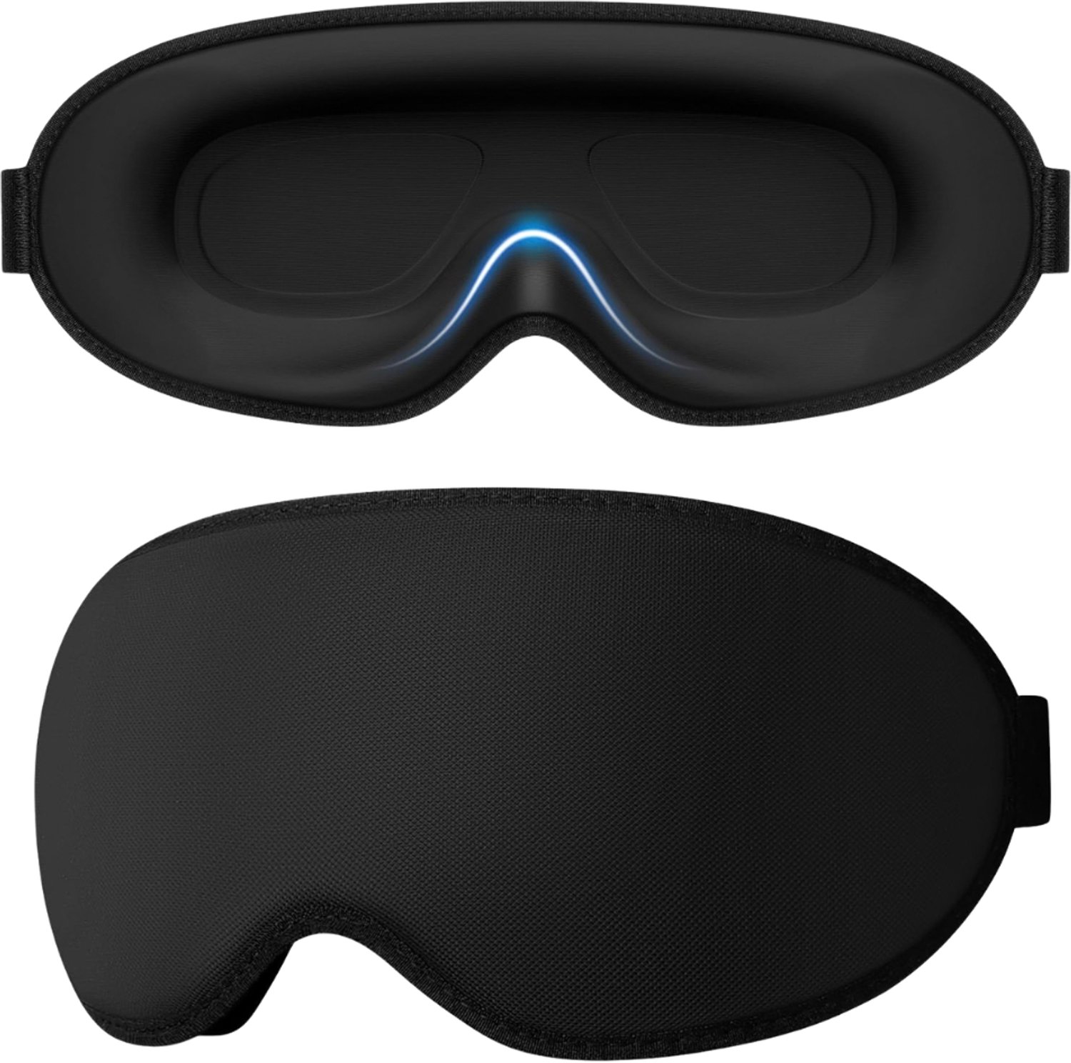 Verte - Slaapmasker - 3D - Voor Zijslapers - Ademend En Lichtdicht - Voor Mannen En Vrouwen - Verstelbare Elastische Band - Ergonomisch Oogmasker Voor Tijdens Het Slapen - Dutjes - Reizen En Vliegen