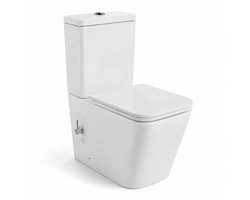 Luxelvia ARMONIA Staande WC met Bidet - Keramiek Wit - Softclose Deksel