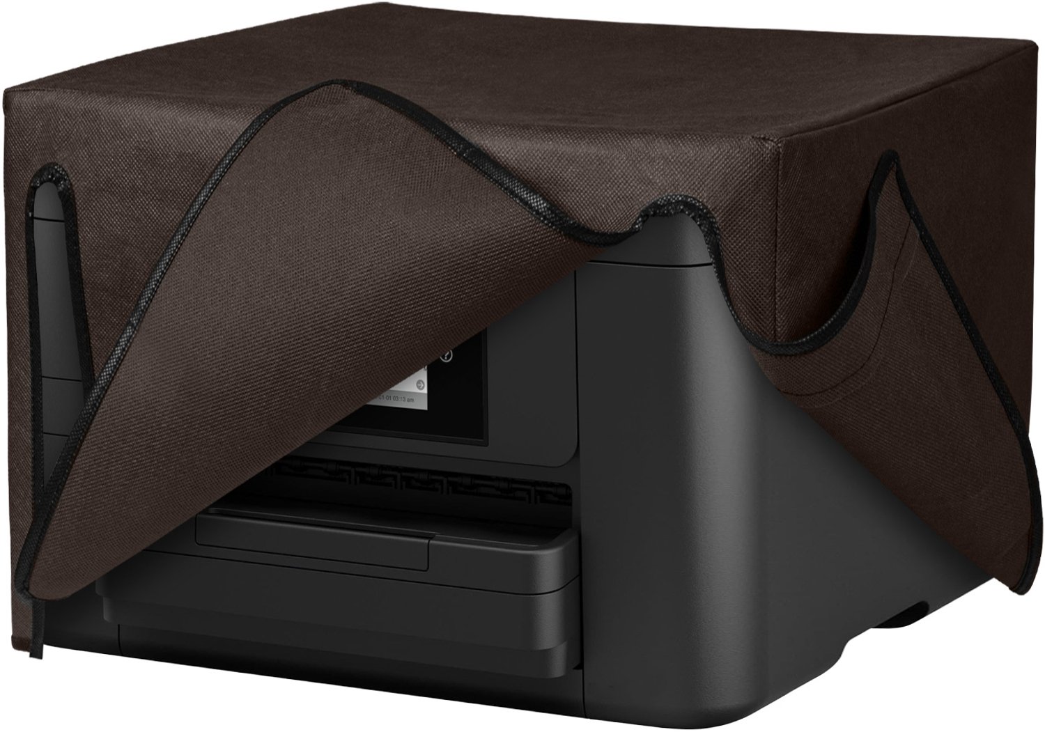 kwmobile hoes geschikt voor Epson Workforce WF-4820 - Beschermhoes voor printer - Stofhoes in chocoladebruin