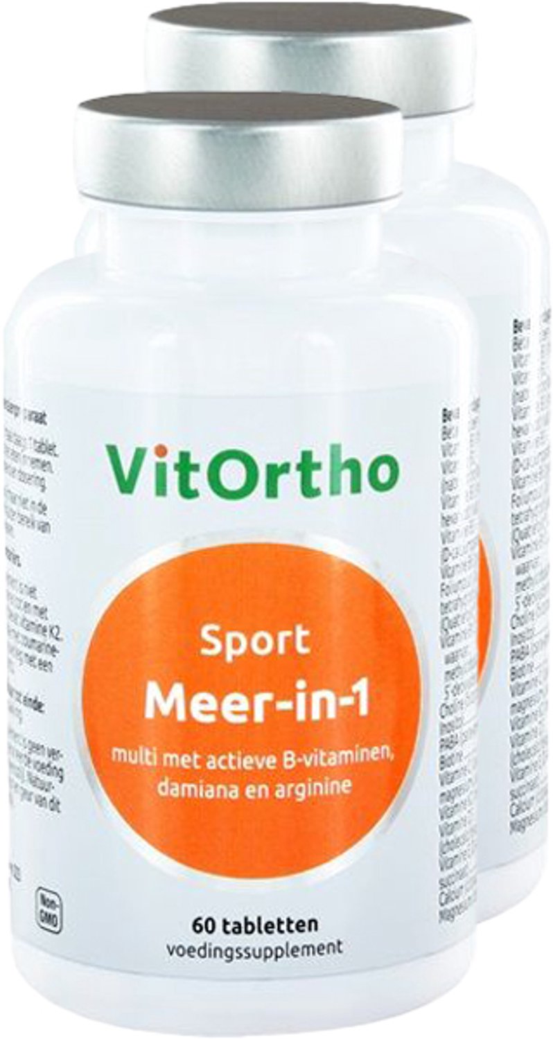 Vitortho | Sport Meer-In-1 | 60 Tabletten | 2 Stuks | 2 x 60 Tabletten