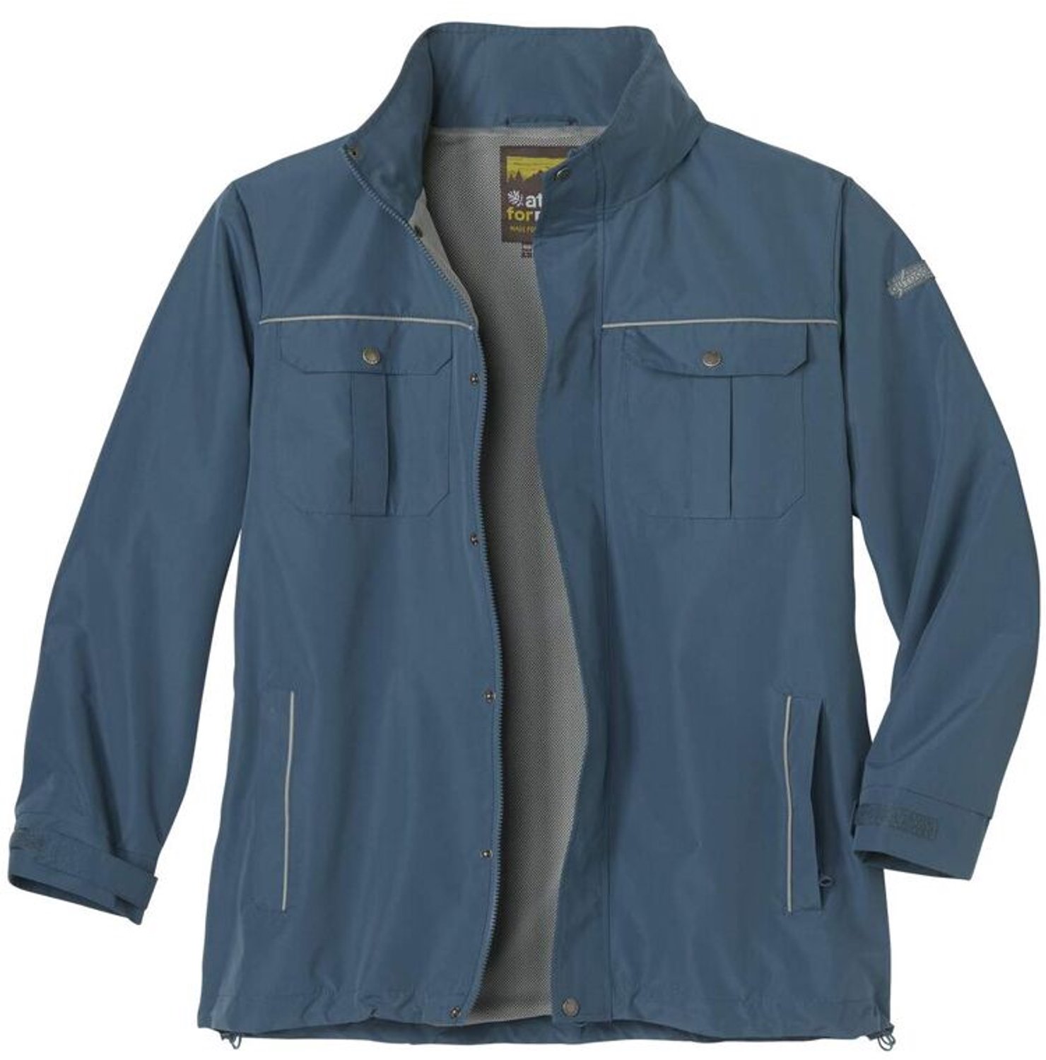 ATLAS FOR MEN - Jas van microvezel met meerdere zakken - Heren - Verkrijgbaar in grote maten - XXL