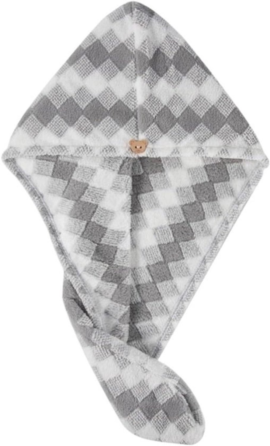 Haardroogtulband - Haardroogkap voor dames - Haar drogen - Sterk absorberend - One size - Grijs