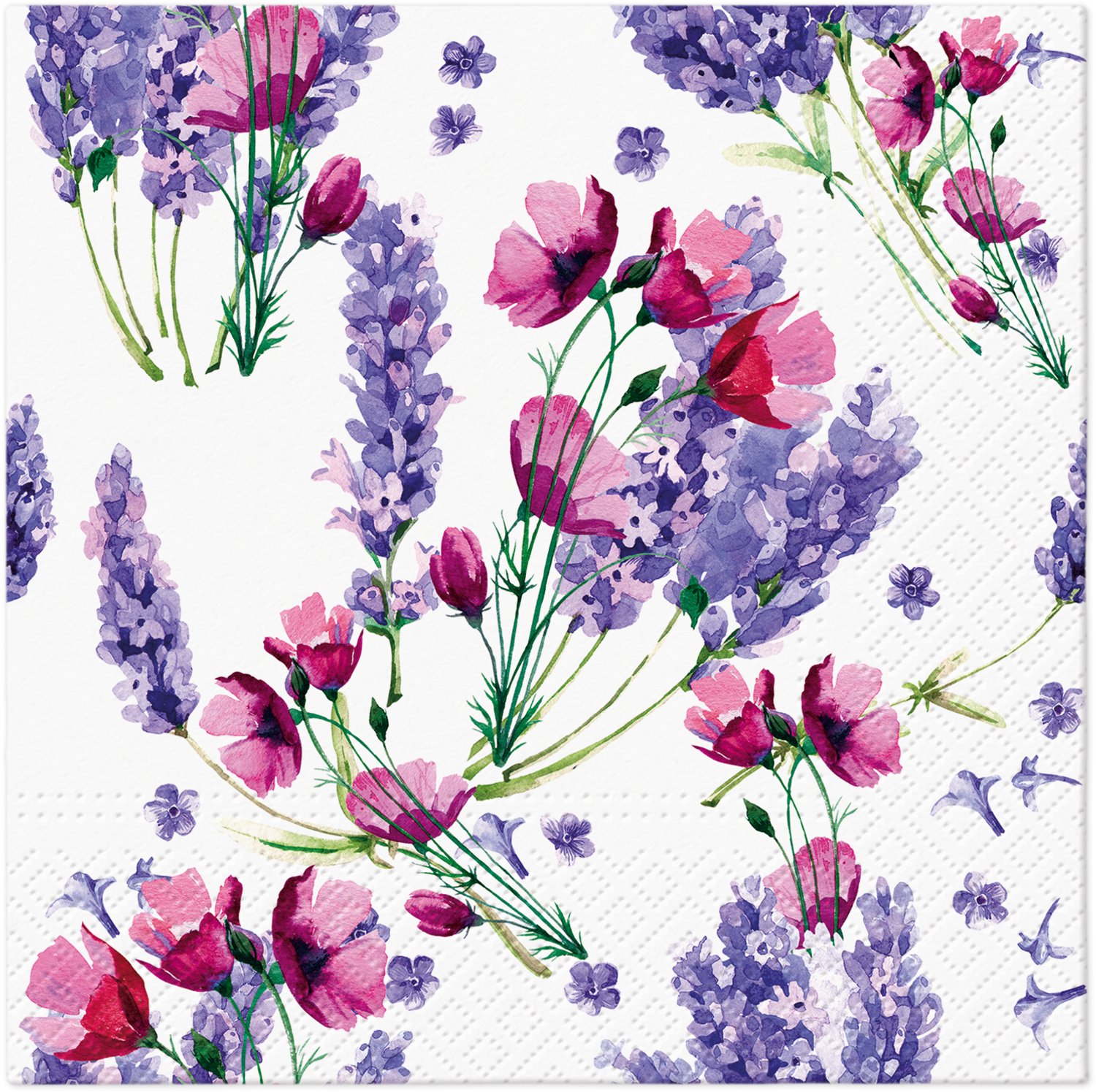 Lunch servetten Fragrant Lavender - PAW Decor - 33x33 cm