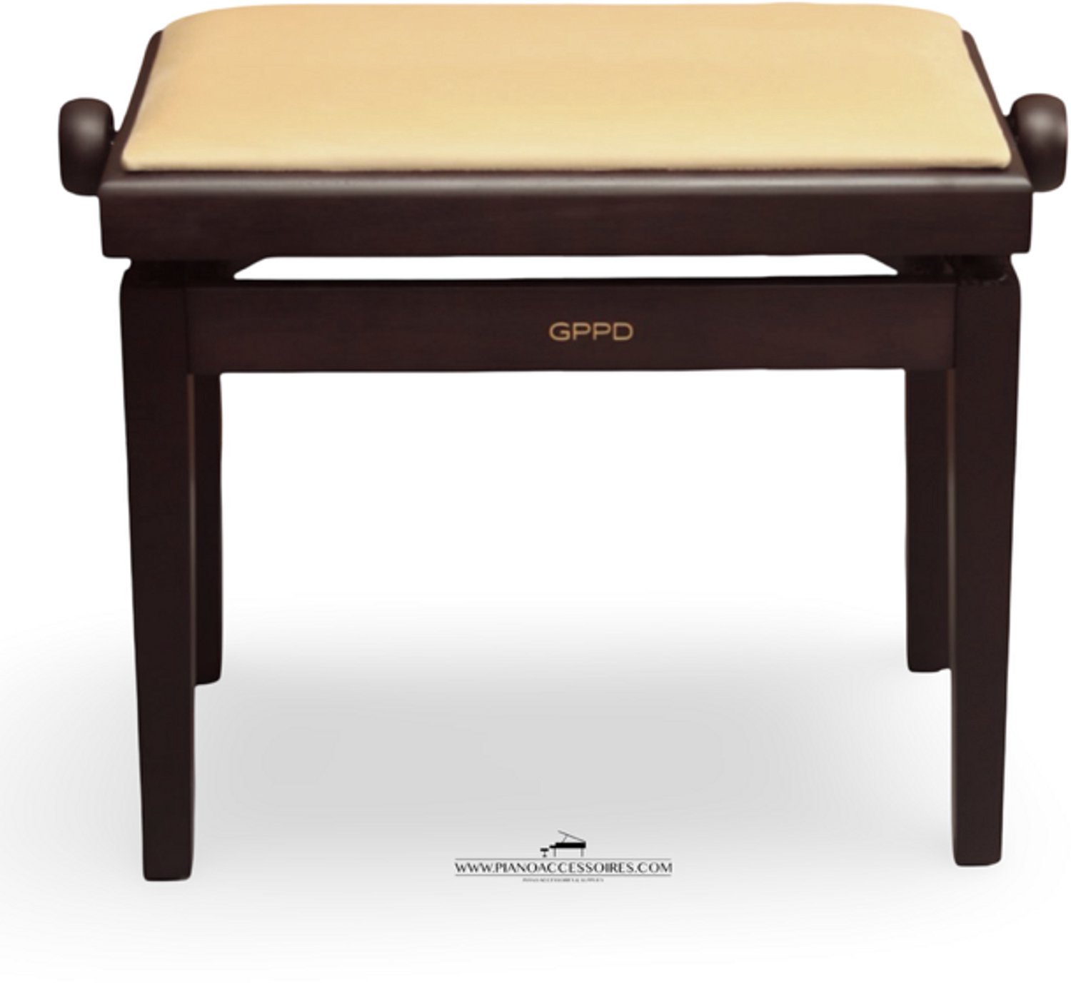 GPPD Pianobank 3 – Rosewood Mat met Crème Stofzitting