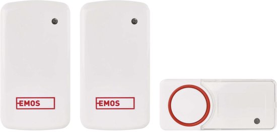 EMOS Draadloze deurbel zonder batterij, 2x bel, P5750.2R — afbeelding 2