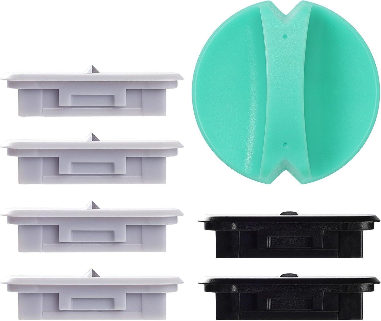 6-Pack Vervangende Snijbladen voor Papiertrimmers, Geschikt voor Diverse Modellen, Perfect voor Creatieve Projecten, 4 Snij- en 2 Scoreerbladen, Handig en Precisiegericht